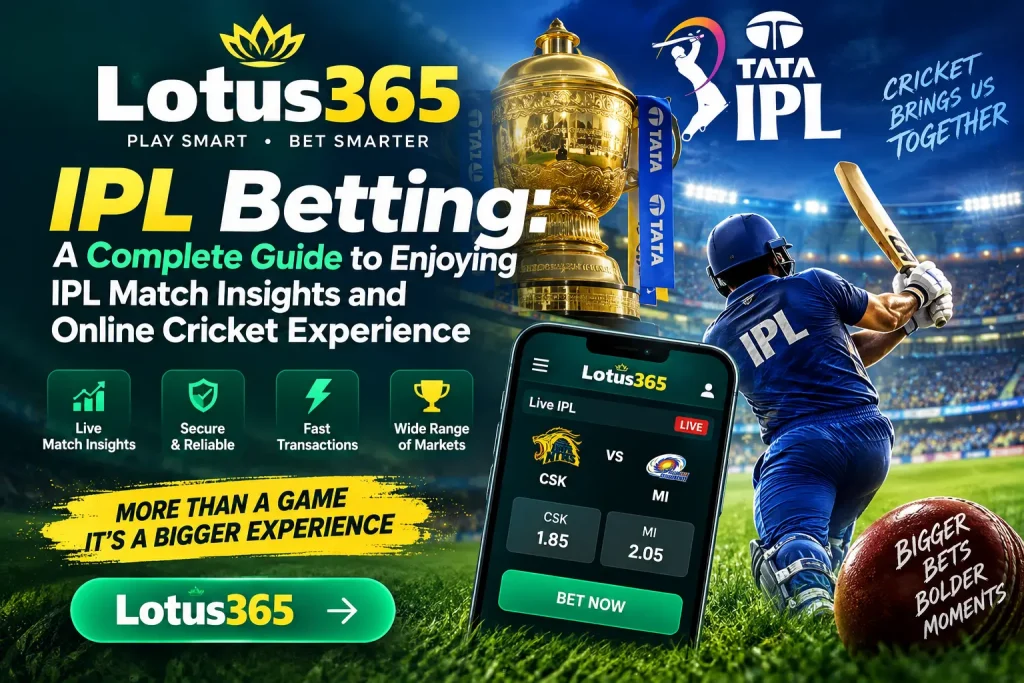 Lotus365 IPL Betting guide with IPL cricket match insights